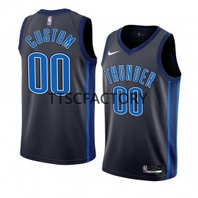 Dres Oklahoma City Thunder Prilagođeni Nike 2022-23 City Edition Crno Swingman - Muške